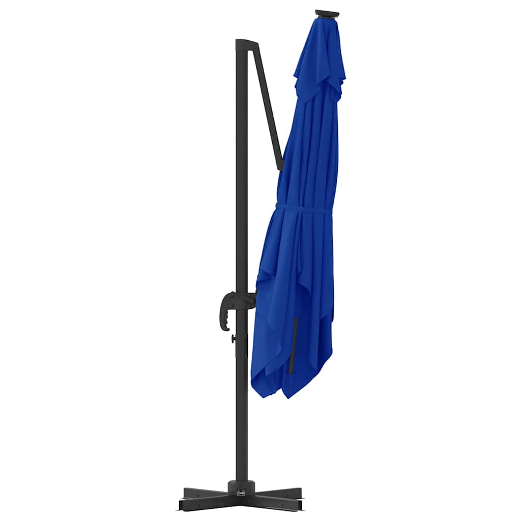 Roma parasol Blå 286 x 284 x 265 cm Aluminium og polyester