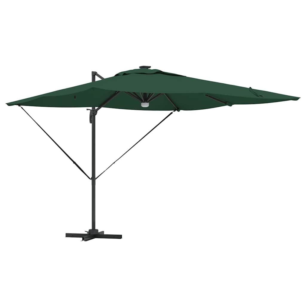 Roma parasol grønn 286 x 284 x 270 cm Aluminium og polyester