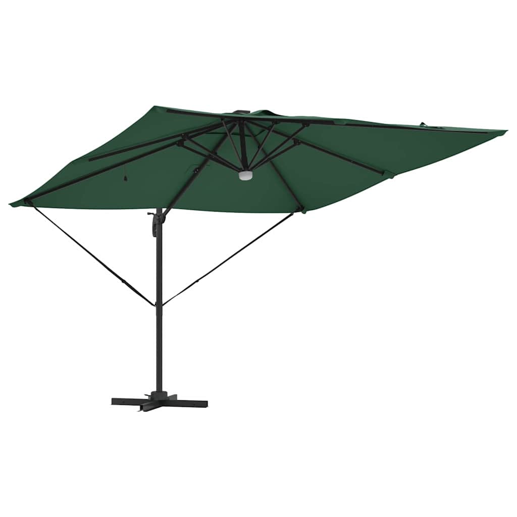 Roma parasol grønn 286 x 284 x 270 cm Aluminium og polyester