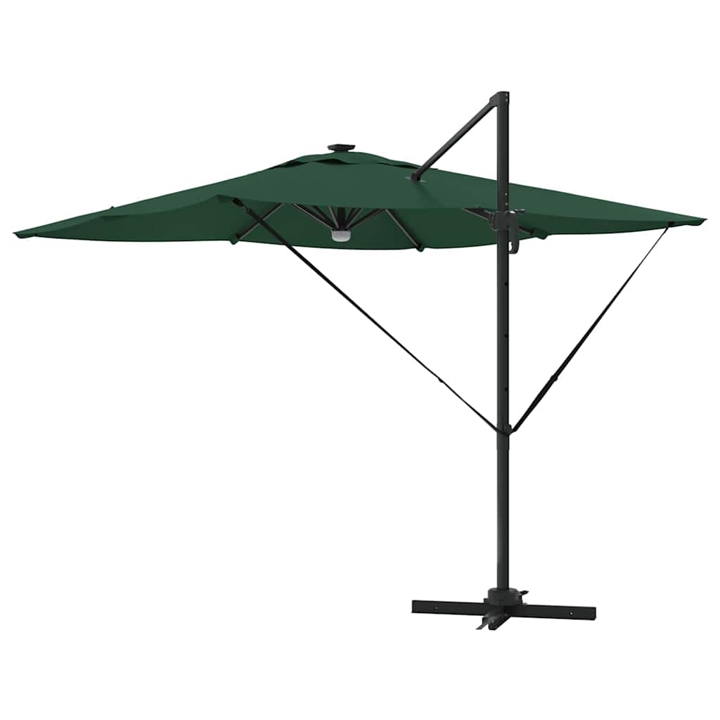 Roma parasol grønn 286 x 284 x 270 cm Aluminium og polyester