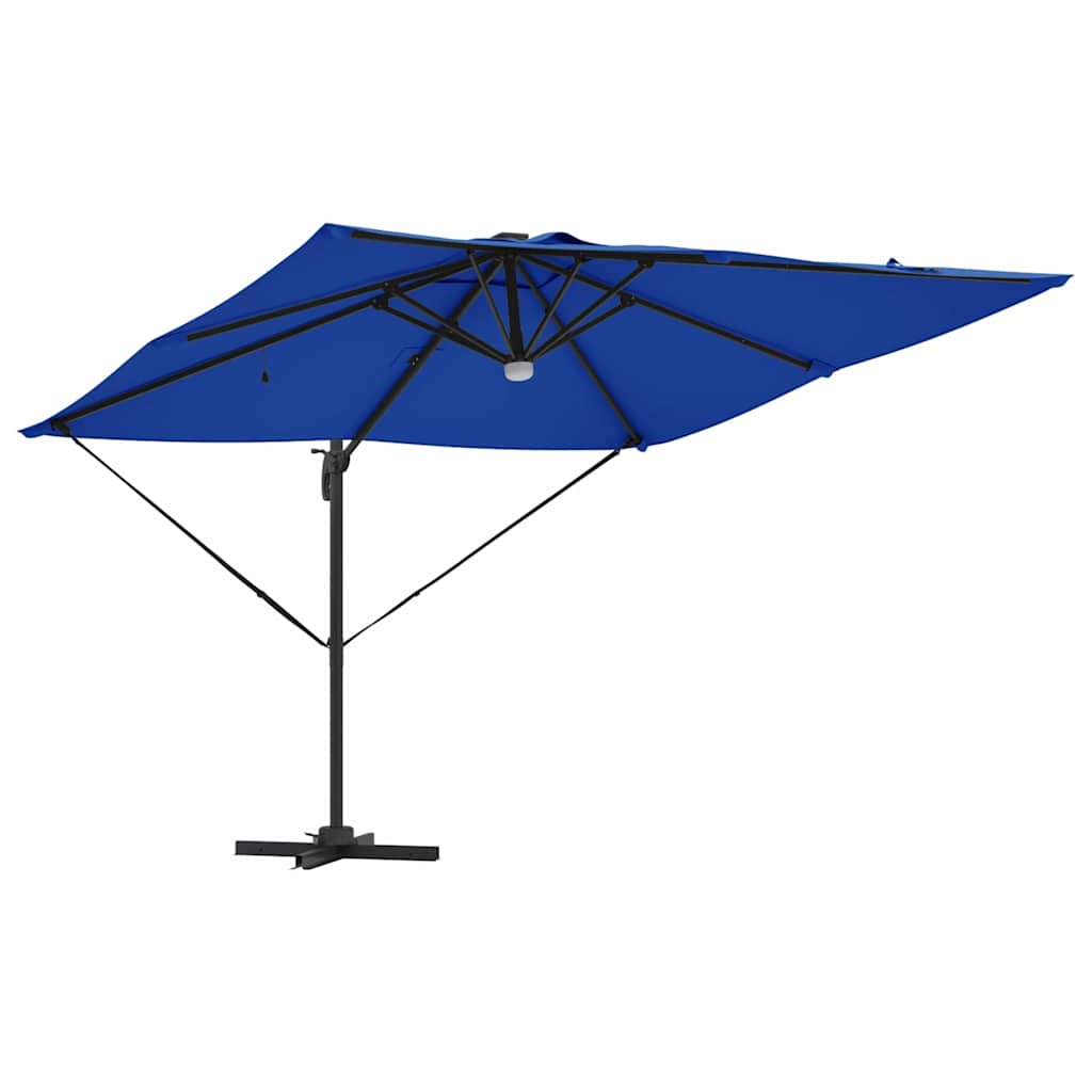 Roma parasol Blå 286 x 284 x 270 cm Aluminium og polyester