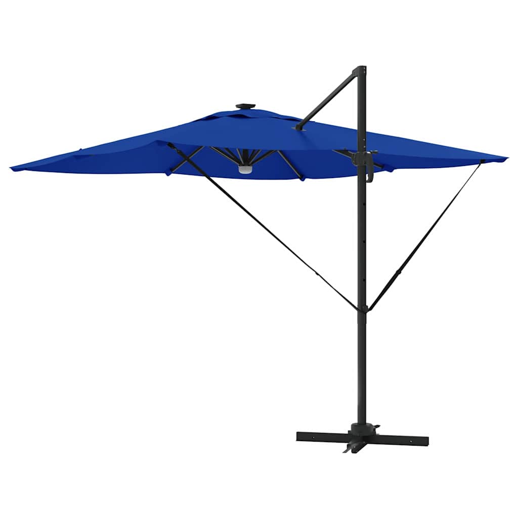 Roma parasol Blå 286 x 284 x 270 cm Aluminium og polyester