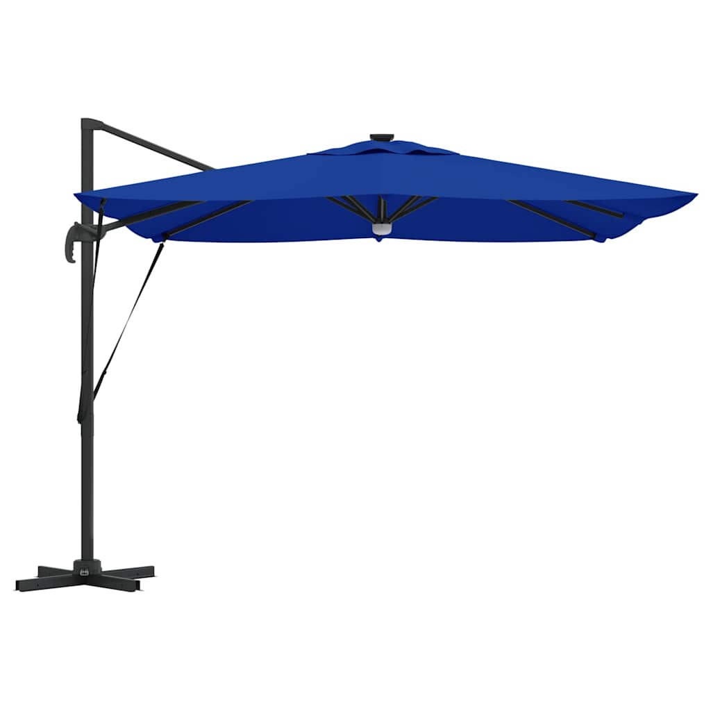 Roma parasol Blå 286 x 284 x 270 cm Aluminium og polyester