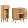 Bathroom Furniture Set med skuff 2 pcs Brun 114 x 43 x 73.5 cm