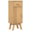 Bathroom Furniture Set med skuff 2 pcs Brun 114 x 43 x 73.5 cm