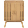 Bathroom Furniture Set med skuff 2 pcs Brun 114 x 43 x 73.5 cm