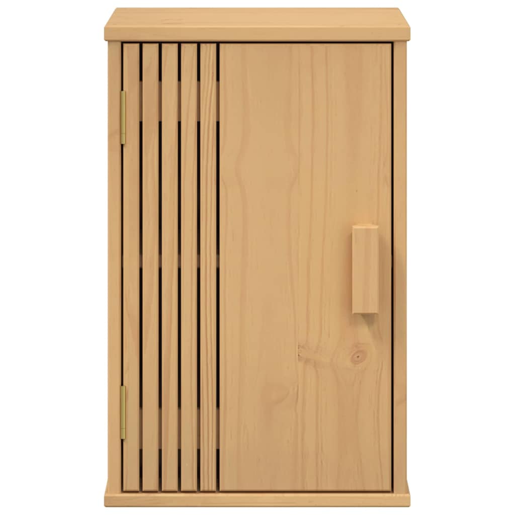Bathroom Furniture Set med skuff 3 pcs Brun 114 x 43 x 73.5 cm