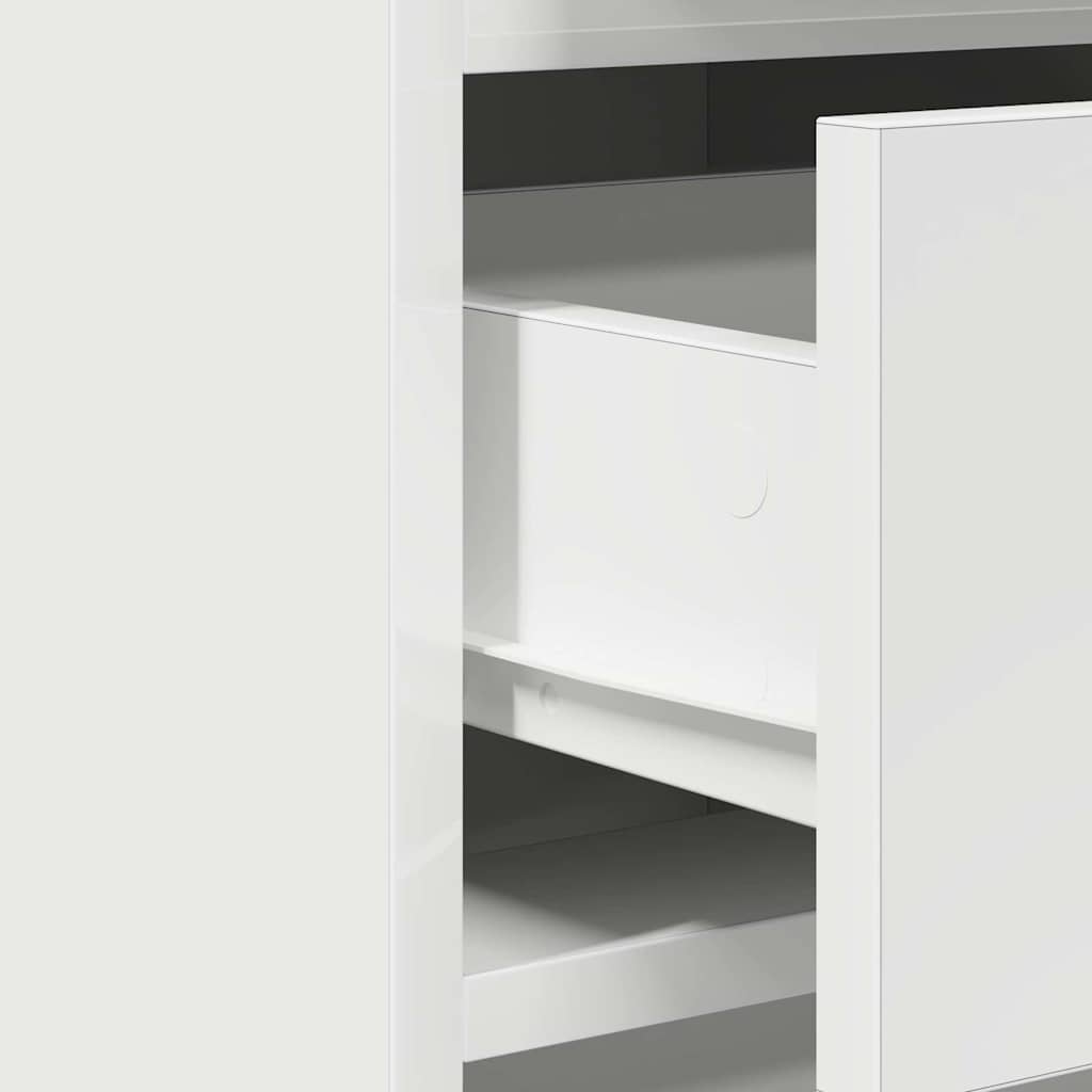Sminkebord med speillys Hvit 50 x 41 x 135 cm Konstruert tre