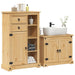 Baderomsskap 2 stk Corona heltre furu