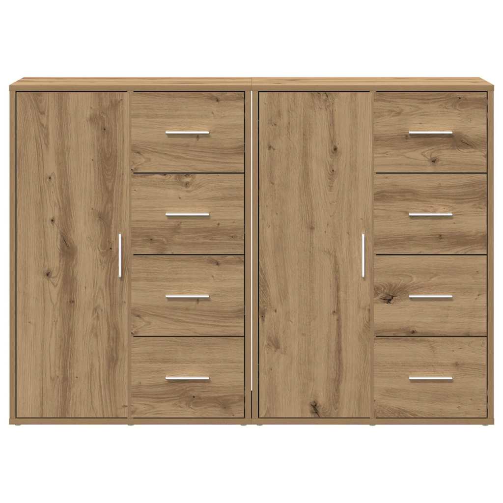 Serviesskap 2 pcs Artisan Eik 60 x 31 x 84 cm Konstruert tre