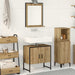 Baderomsinnredningssett 2 stk. Brun 60 x 33 x 60 cm