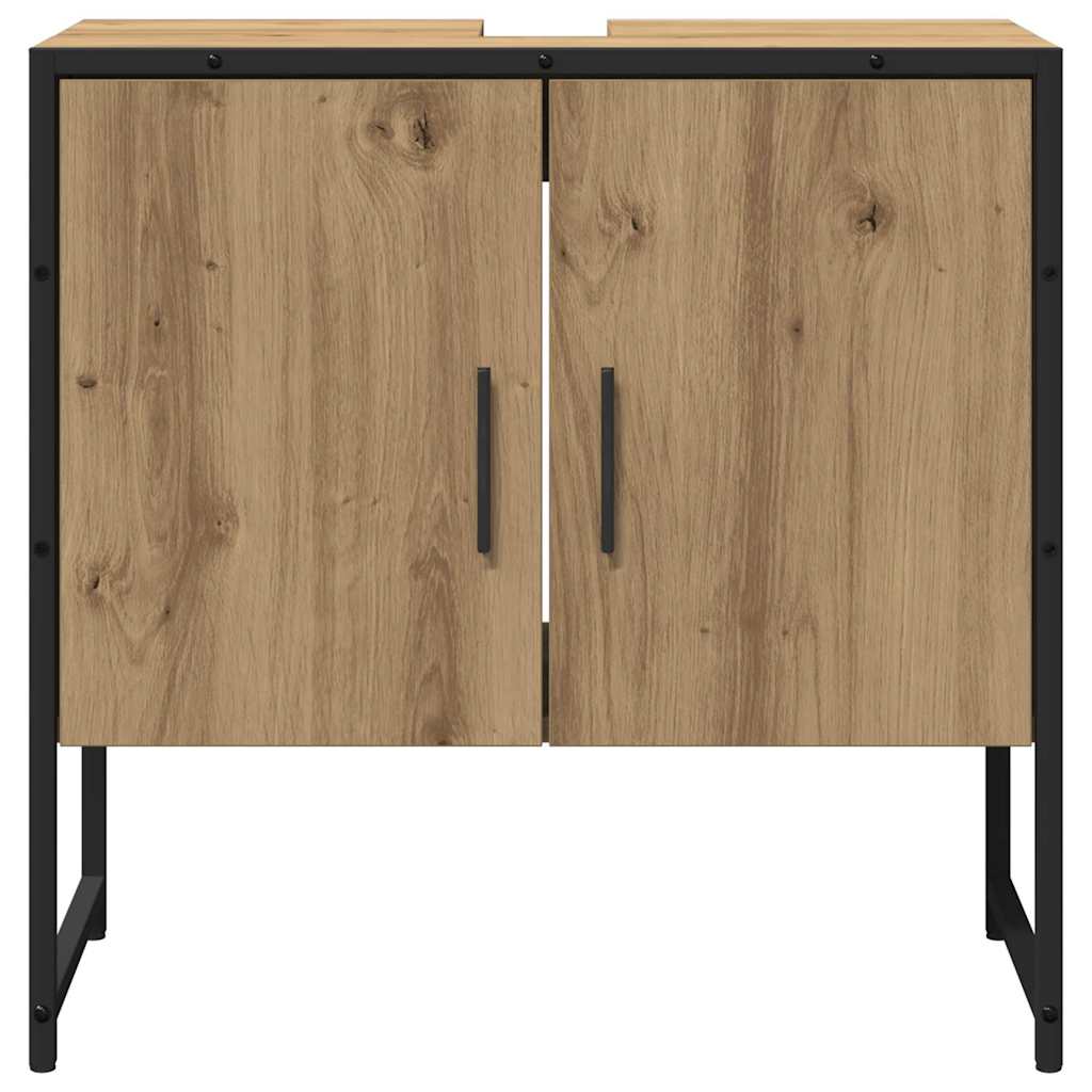 Baderomsinnredningssett 2 stk. Brun 60 x 33 x 60 cm