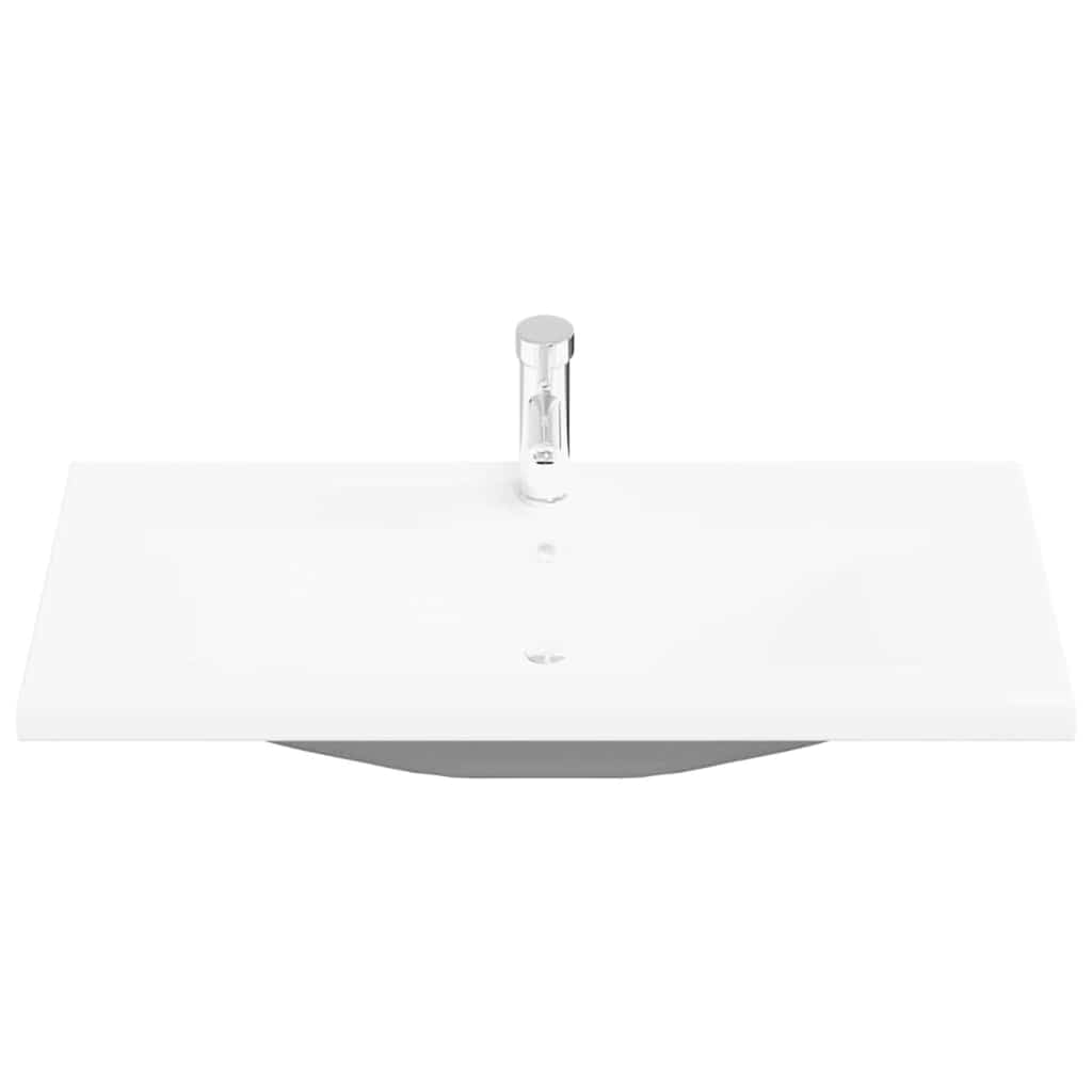 Bathroom Furniture Set Veggmontert 3 pcs Svart Eik 90x38.5x46cm