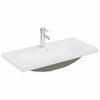 Baderomsinnredningssett 3 pcs Svart eik 80 x 38.5 x 45 cm
