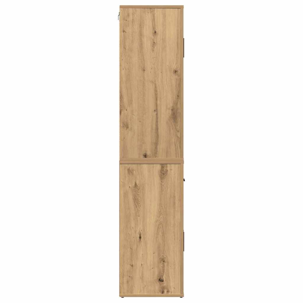 Høyskap artisan eik 80 x 33 x 150 cm Konstruert tre