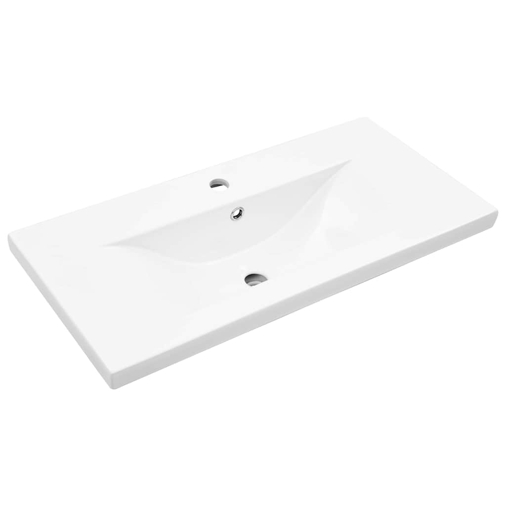 Baderomsinnredningssett 3 pcs Svart eik 80 x 38.5 x 45 cm