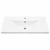 Baderomsinnredningssett 3 pcs Svart eik 80 x 38.5 x 45 cm