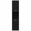 Bademøbelsett 4 pcs Svart Eik 90 x 38.5 x 46 cm Konstruert tre