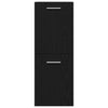 Bademøbelsett 4 pcs Svart Eik 91 x 39.5 x 46 cm Konstruert tre