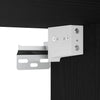 Baderomsinnredningssett 2 pcs Svart Eik 90 x 38.5 x 46 cm