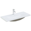 Baderomsinnredningssett 2 pcs Svart Eik 90 x 38.5 x 46 cm