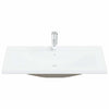 Baderomsinnredningssett 2 pcs Svart Eik 90 x 38.5 x 46 cm