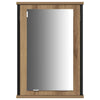 Baderomsspeilskap 3 pcs Brun 80 x 30 x 60 cm Konstruert tre
