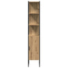 Baderomsskapsett med hylle 3 pcs artisan eik 33 x 33 x 185.5 cm