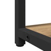 Baderomsspeilskap 3 pcs Brun 80 x 30 x 60 cm Konstruert tre