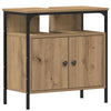 Baderomsskapsett med hylle 4 pcs artisan eik 33 x 33 x 185.5 cm