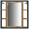 Baderomsskapsett med hylle 4 pcs artisan eik 33 x 33 x 185.5 cm