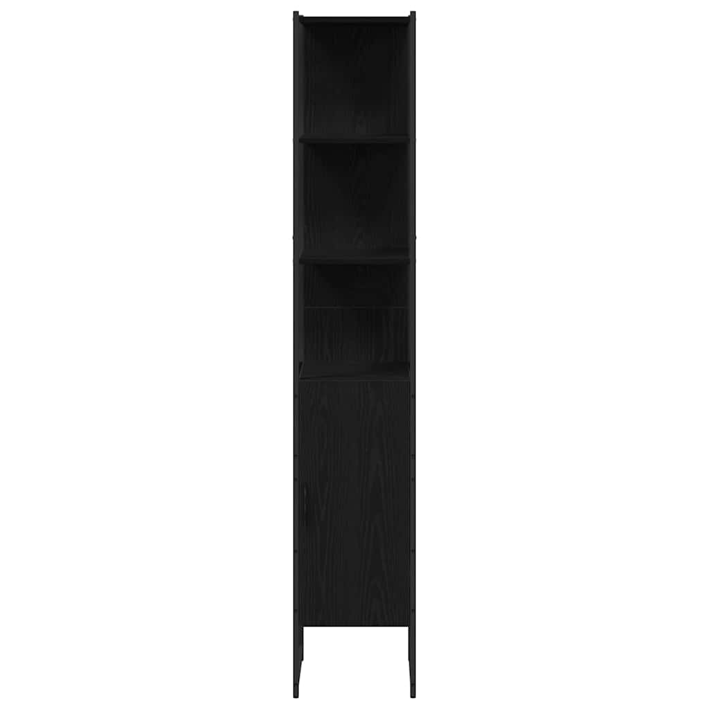 Baderomsinnredningssett Annet 4 pcs Svart 33 x 33 x 185.5 cm
