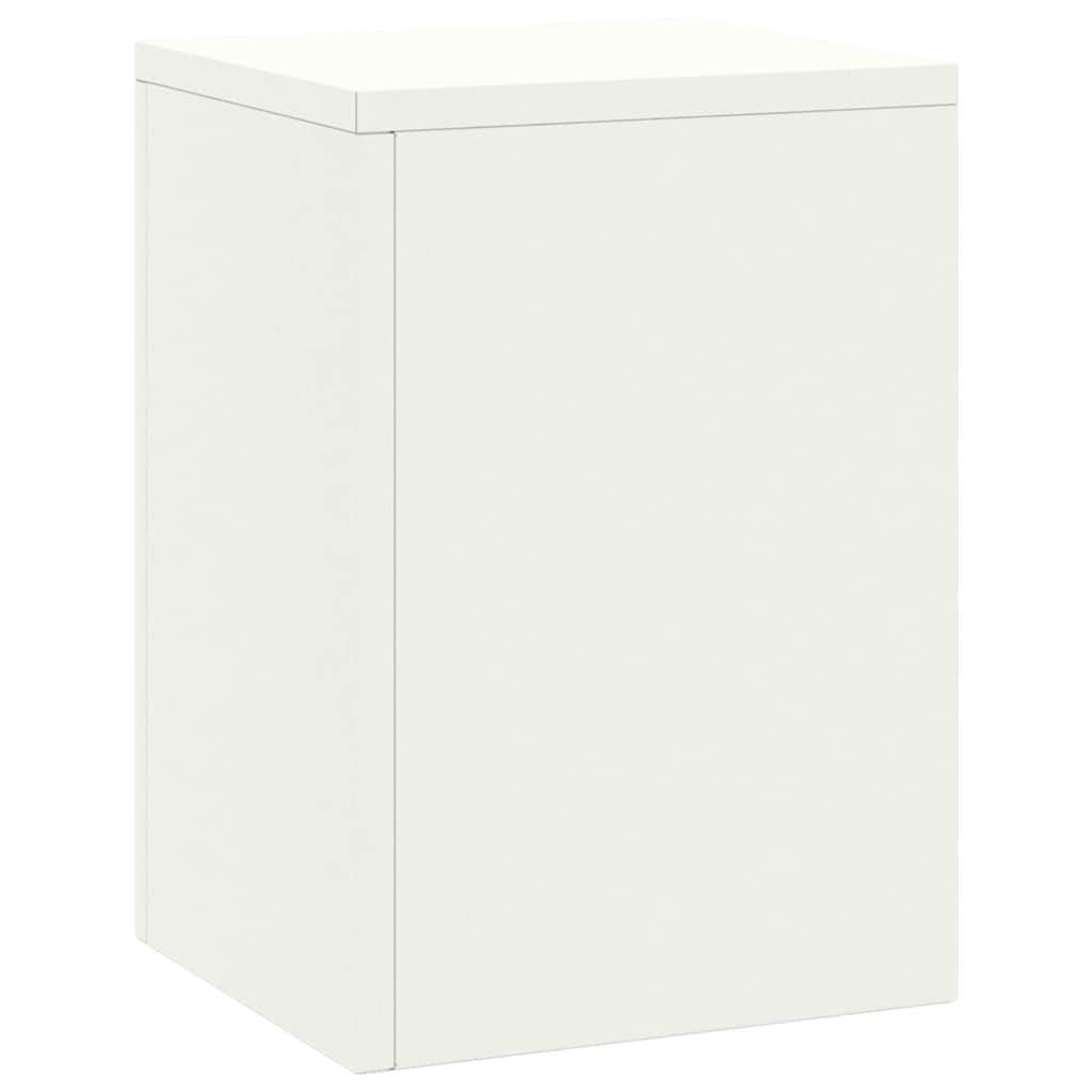 Planteholder 2 pcs Hvit 24 x 24 x 35 cm Stål