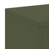 Plantestander 2 pcs Olivengrønn 24 x 24 x 55 cm Stål