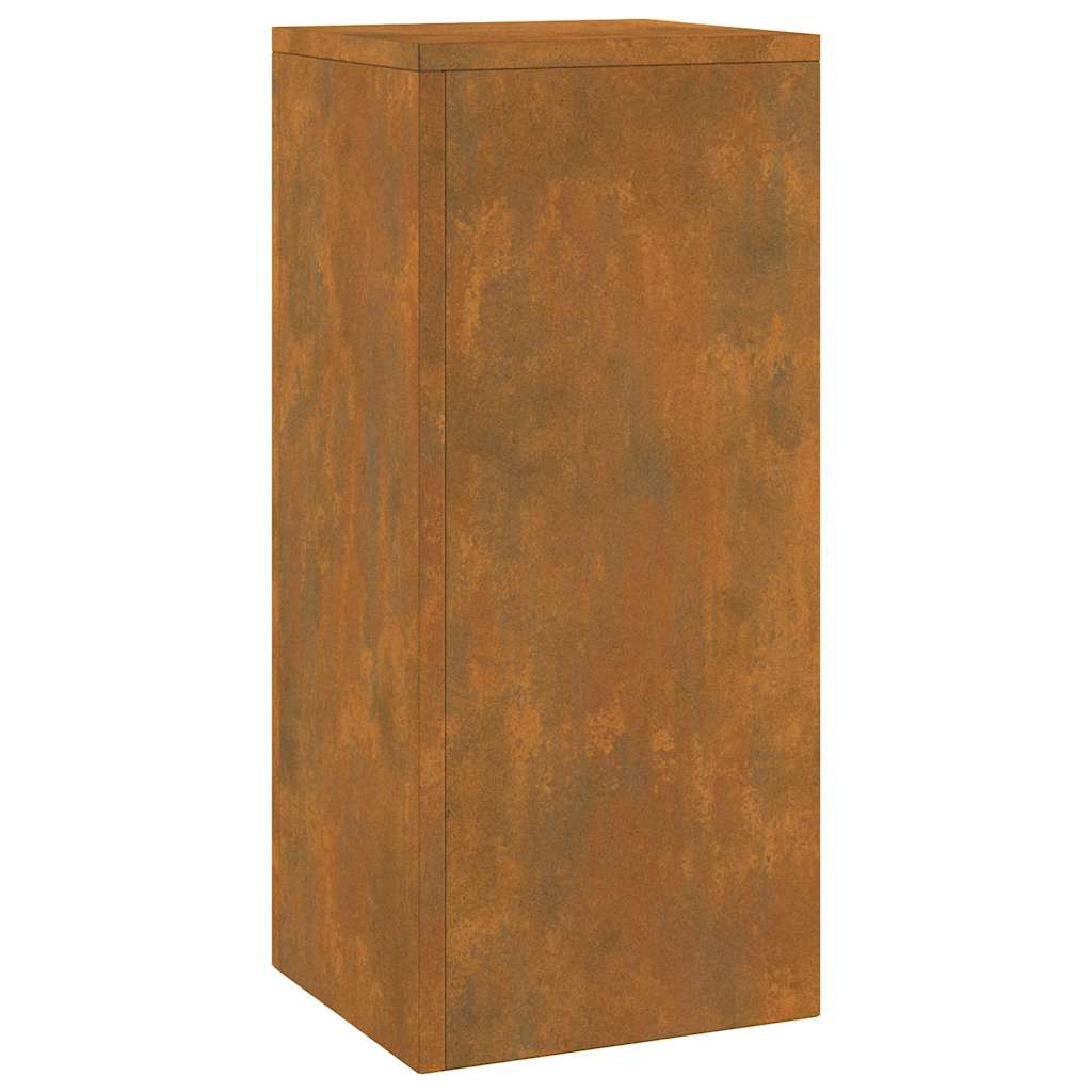 Planteholder 2 pcs Rusten 24 x 24 x 55 cm Cortenstål