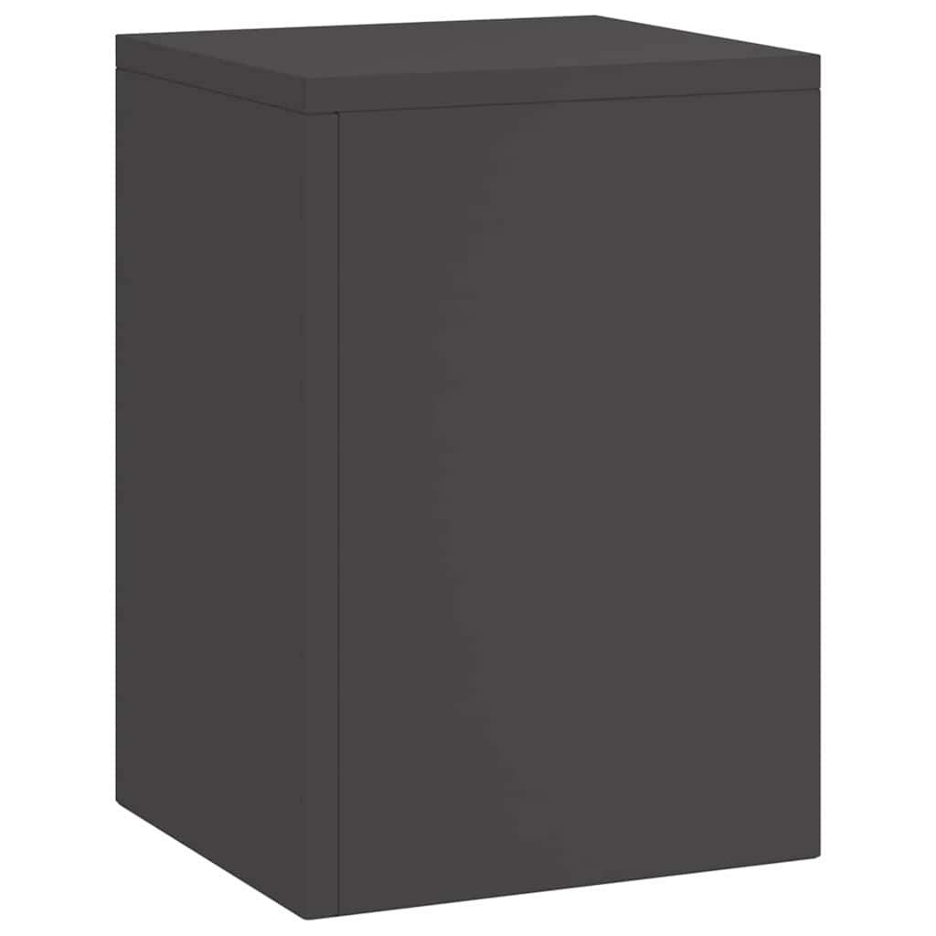 Planteholder 3 pcs Svart Stål