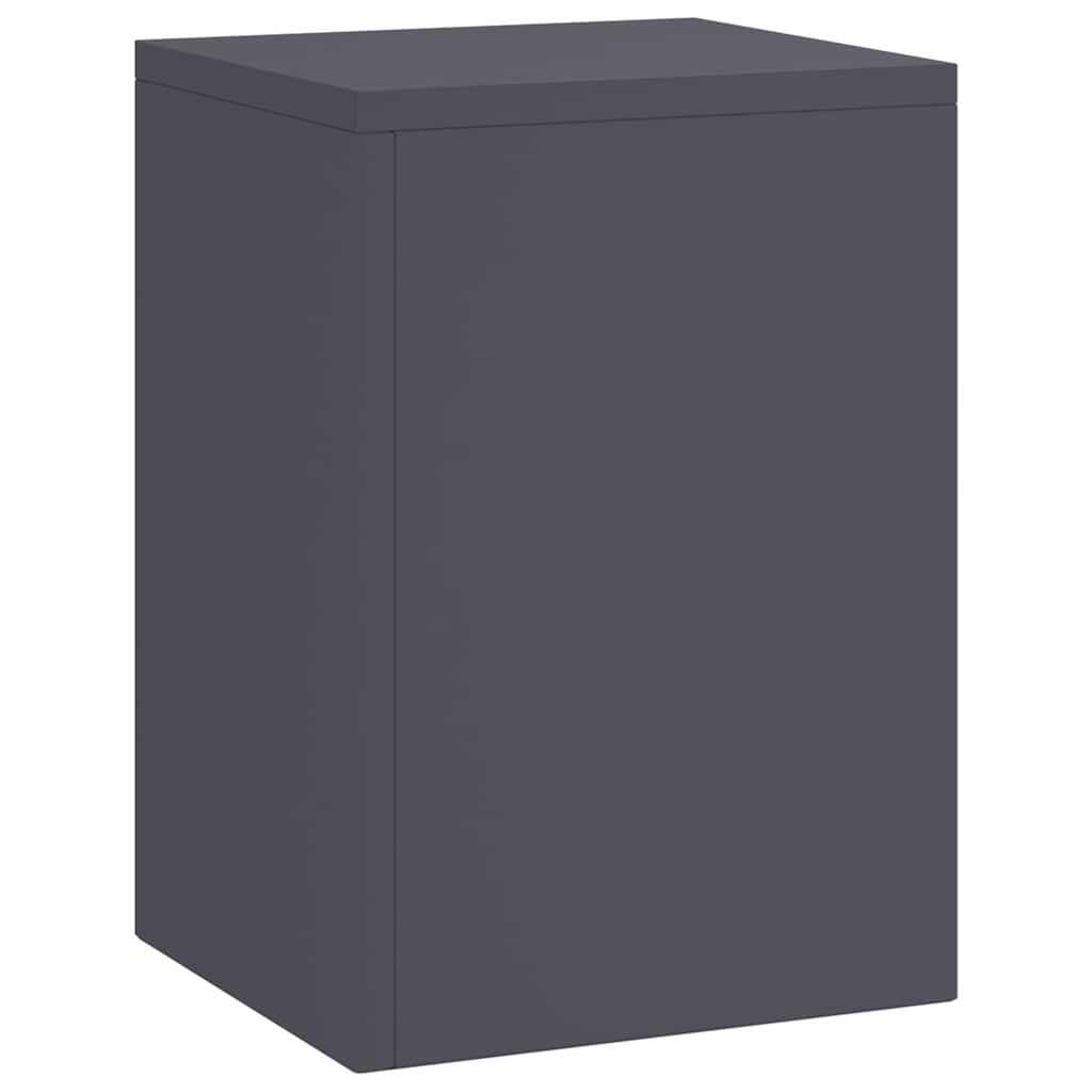 Planteholder 3 pcs Antrasitt Stål