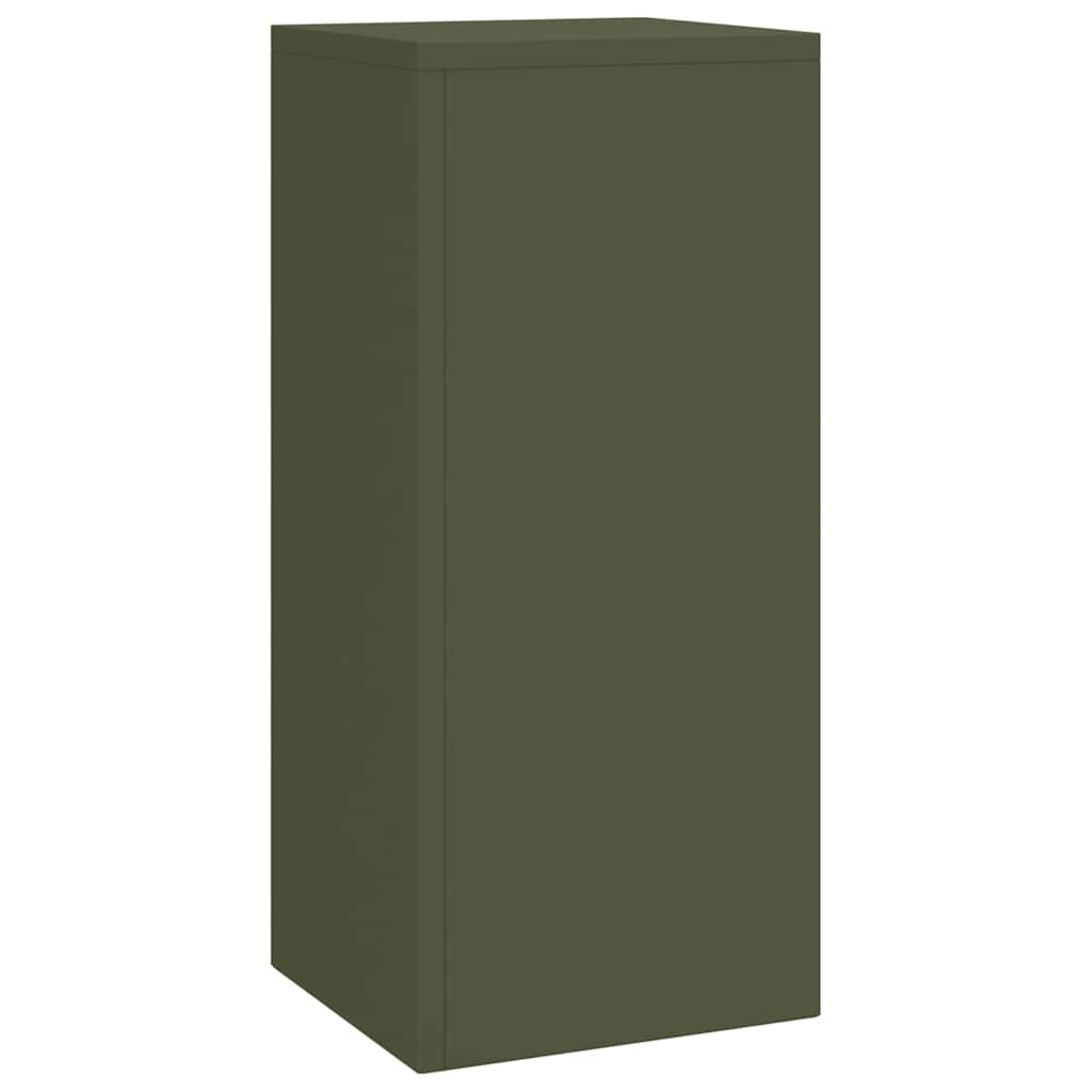 Planteholder 3 pcs Olivengrønn Stål