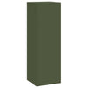 Plantestander 3 pcs Olivengrønn 24 x 24 x 75 cm Stål