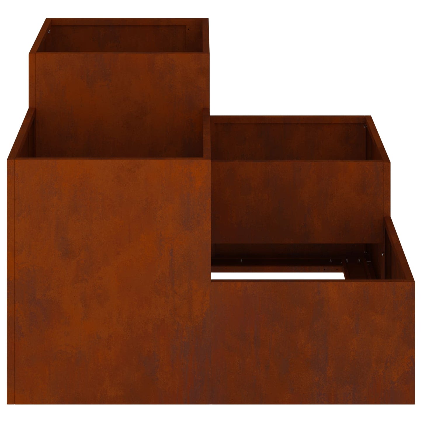 Hageblomsterpotte Rusten 80 x 80 x 60 cm Cortenstål