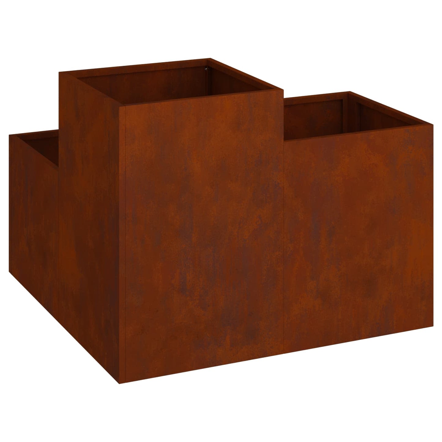 Hageblomsterpotte Rusten 100 x 100 x 60 cm Cortenstål