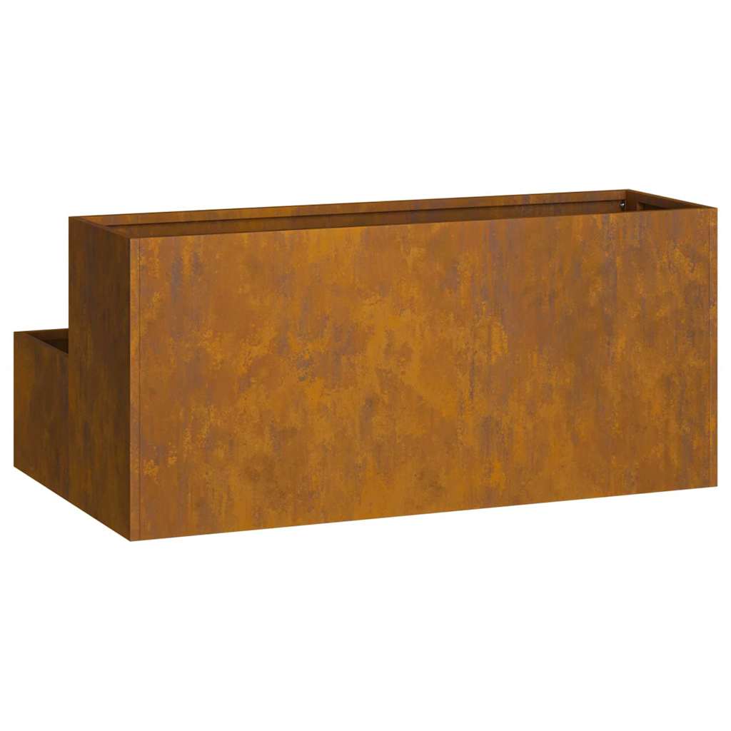 Hageblomsterpotte Rusten 100 x 60 x 45 cm Cortenstål