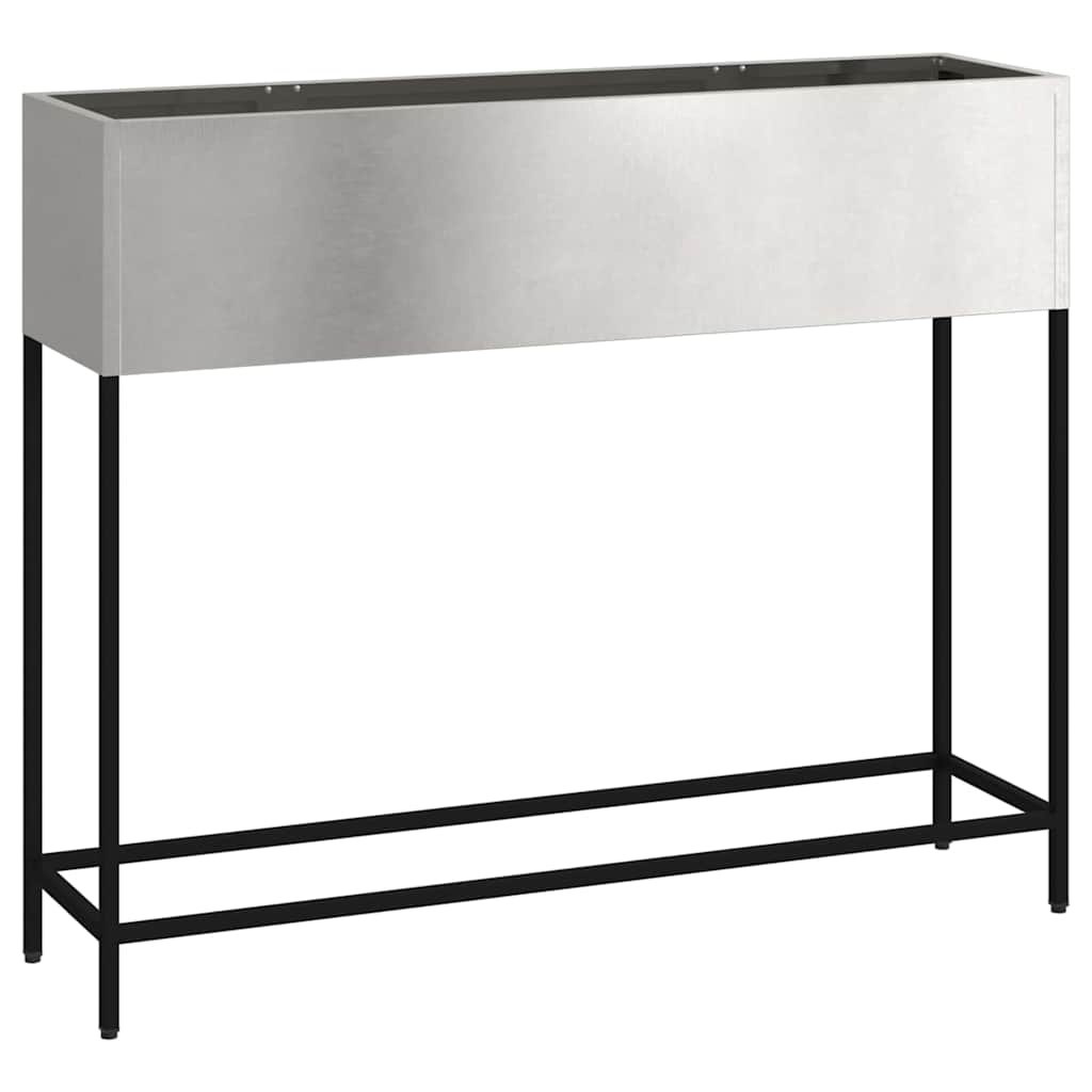 Hevet Hageplante sølv 100 x 26 x 82 cm Rustfritt stål