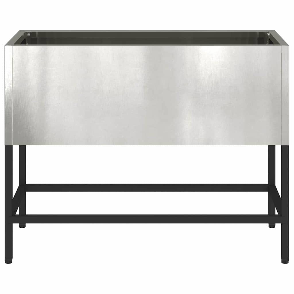 Hevet Hageplante sølv 60 x 26 x 45 cm Rustfritt stål