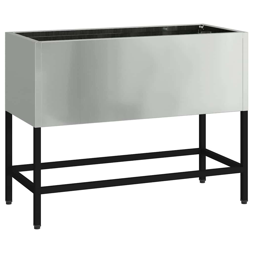 Hevet Hageplante sølv 60 x 26 x 45 cm Galvanisert Stål