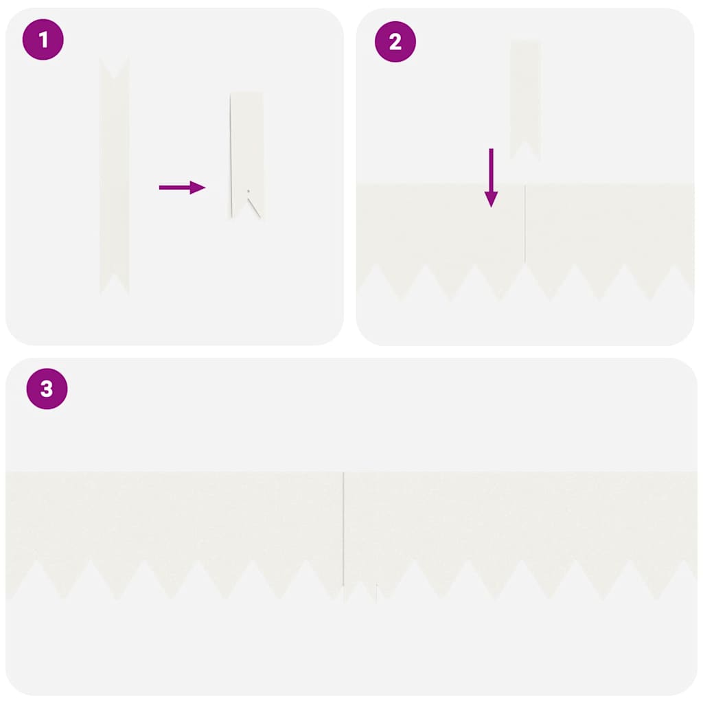Gjerdekant 10 pcs Hvit 100 x 0.05 x 20 cm Kaldvalset stål