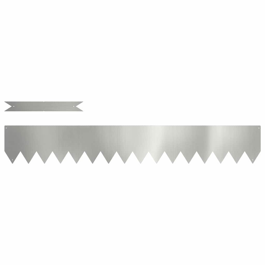 Gjerdekant 50 pcs sølv 100 x 0,05 x 15 cm Galvanisert Stål