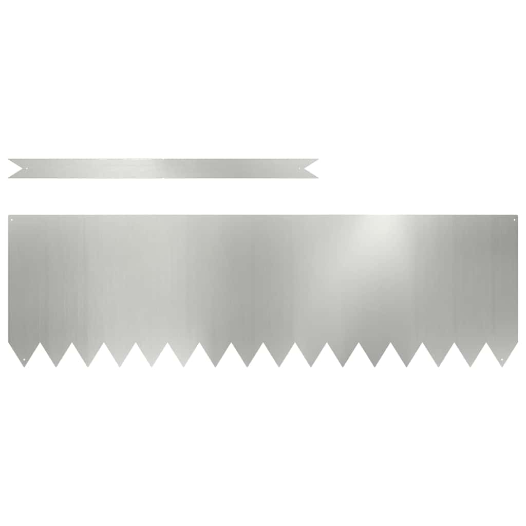 Gjerdekant 20 pcs sølv 100 x 0,05 x 30 cm Galvanisert Stål
