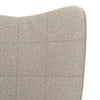 Avslappende stol Lysegrå 62 x 67 x 95.5 cm stoff