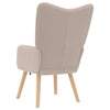 Avslappende stol Lysegrå 62 x 67 x 95.5 cm stoff